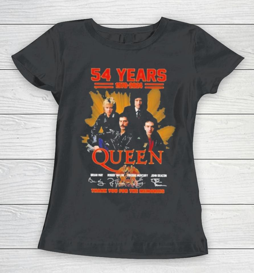 Queen 54 Year Of The Memories 1970 2024 Women T-Shirt