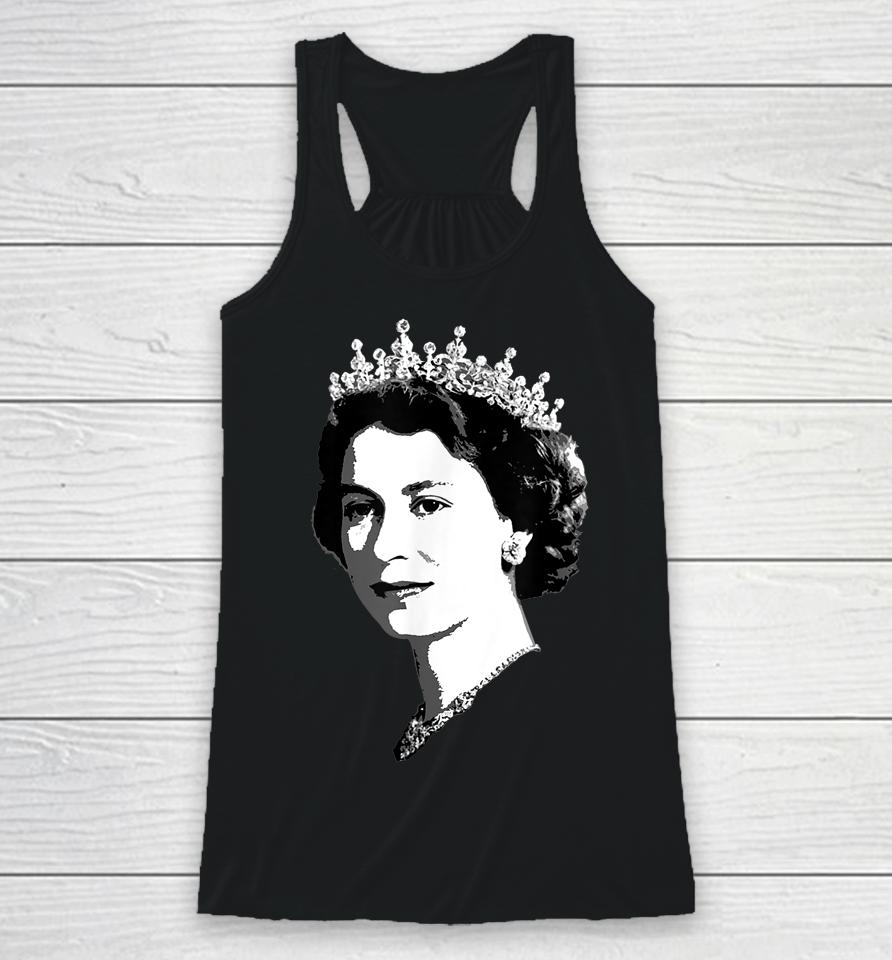 Queen Elizabeth Ii England Meme T-Shirt British Crown Britain Racerback Tank