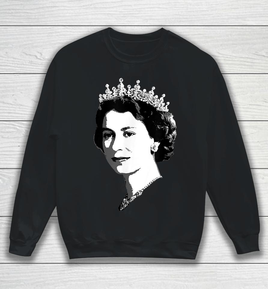 Queen Elizabeth Ii England Meme T-Shirt British Crown Britain Sweatshirt