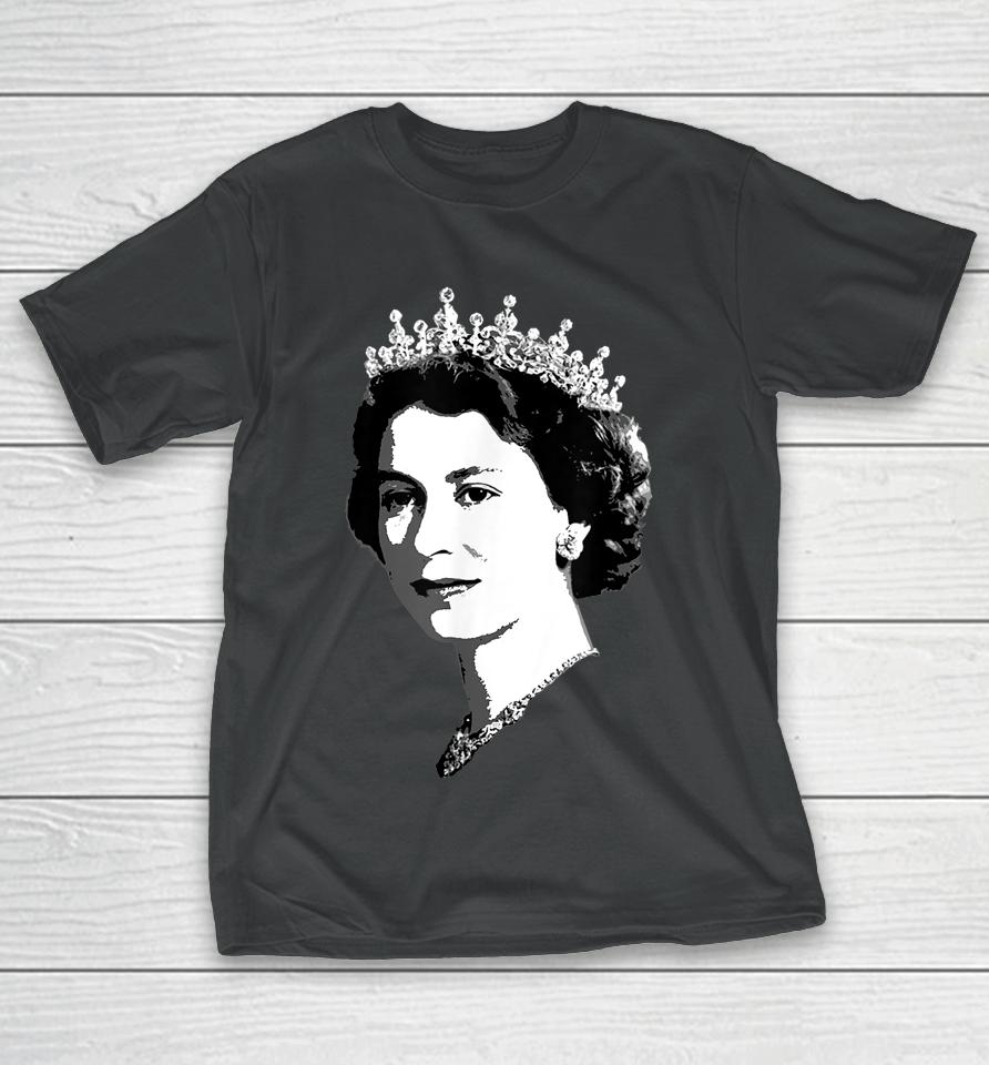 Queen Elizabeth Ii England Meme T-Shirt British Crown Britain T-Shirt