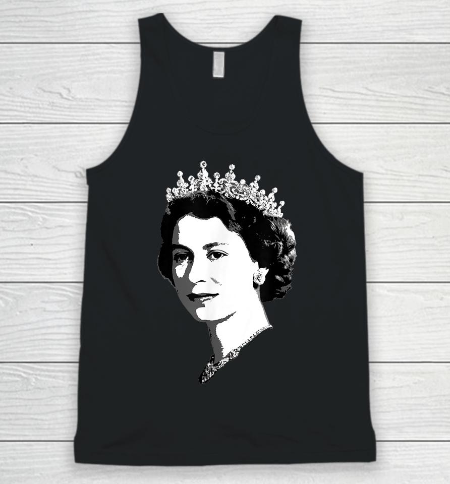 Queen Elizabeth Ii England Meme T-Shirt British Crown Britain Unisex Tank Top