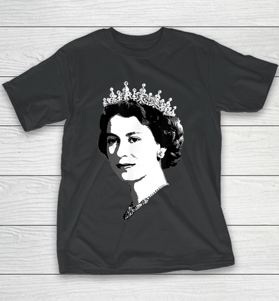 Queen Elizabeth Ii England Meme T-Shirt British Crown Britain Youth T-Shirt