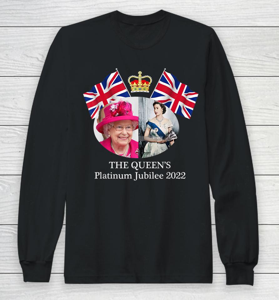 Queen Elizabeth Ii Platinum Jubilee 2022 Celibration Emblem Long Sleeve T-Shirt