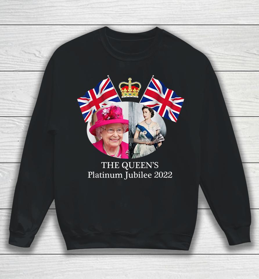 Queen Elizabeth Ii Platinum Jubilee 2022 Celibration Emblem Sweatshirt