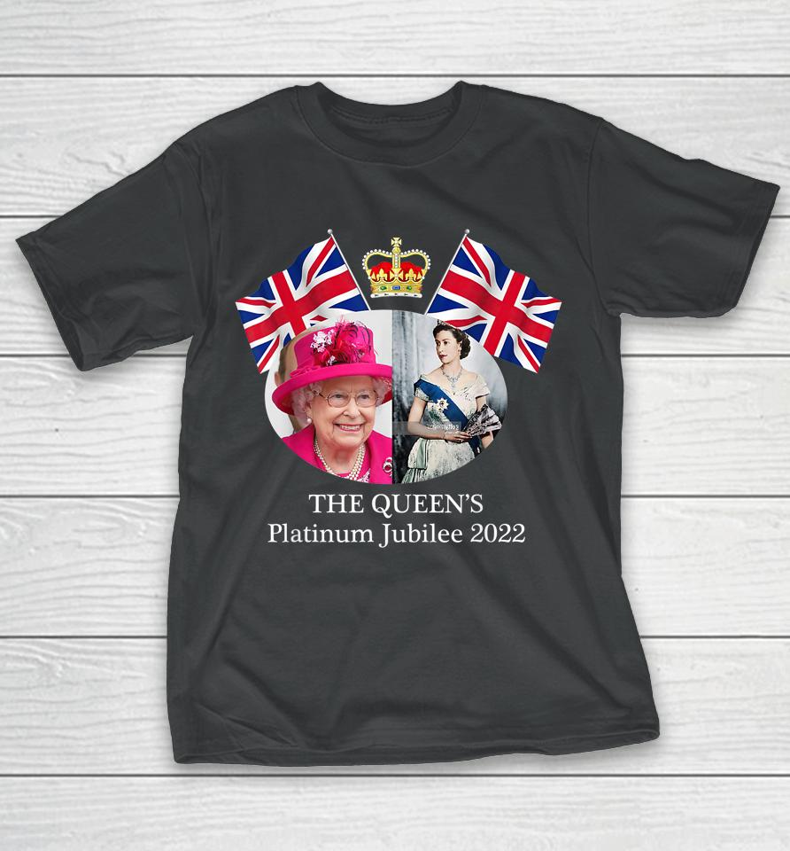 Queen Elizabeth Ii Platinum Jubilee 2022 Celibration Emblem T-Shirt