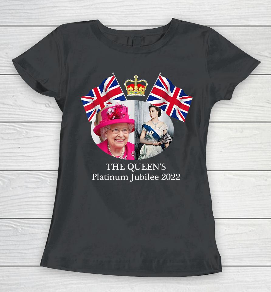 Queen Elizabeth Ii Platinum Jubilee 2022 Celibration Emblem Women T-Shirt