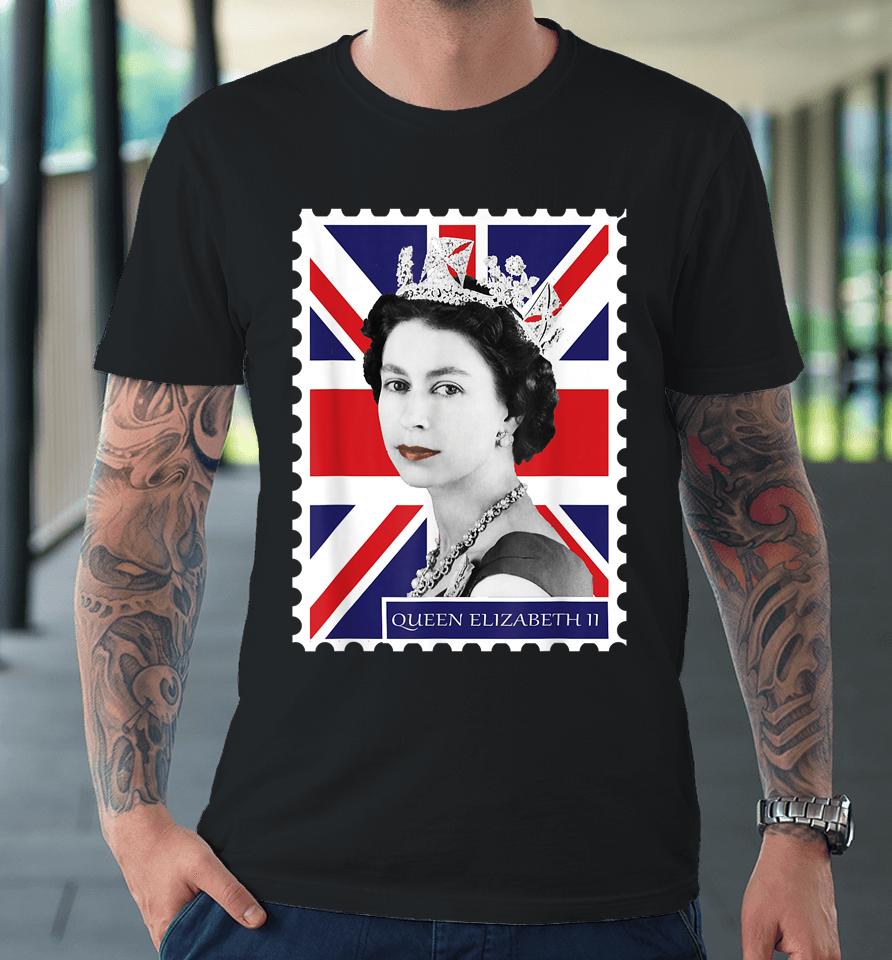 Queen Elizabeth Ii Union Jack Premium T-Shirt