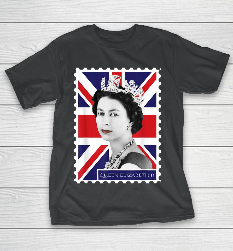 Queen Elizabeth Ii Union Jack T-Shirt