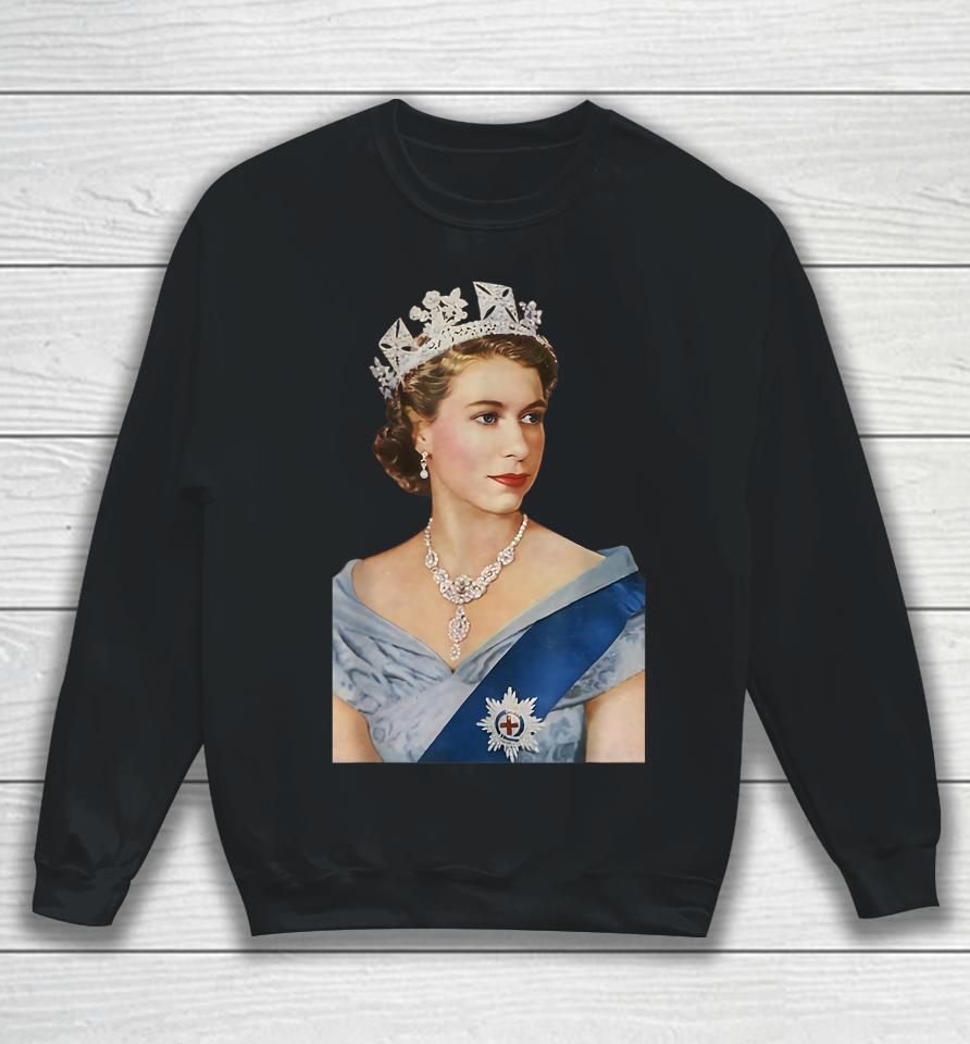 Queen Elizabeth's Ii British Crown Majesty Queen Elizabeth's Sweatshirt