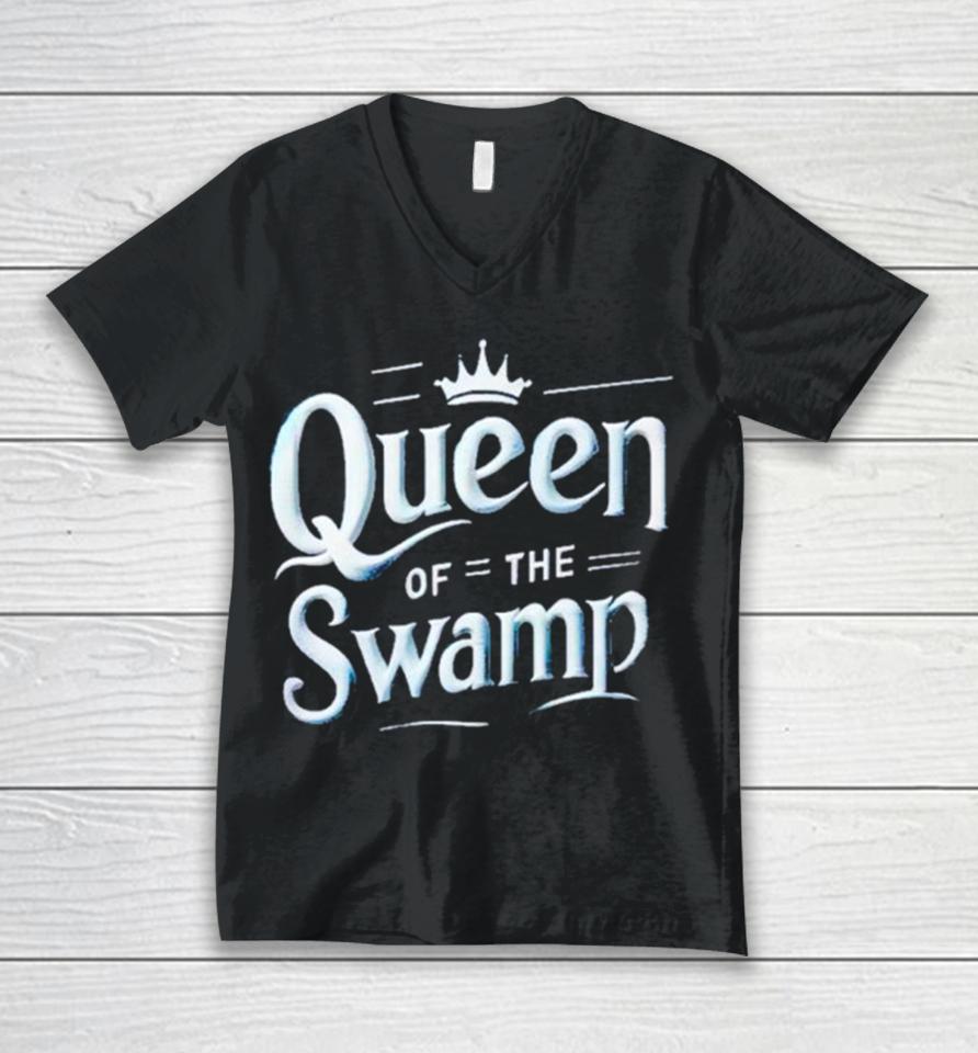 Queen Of Th Swamp Unisex V-Neck T-Shirt
