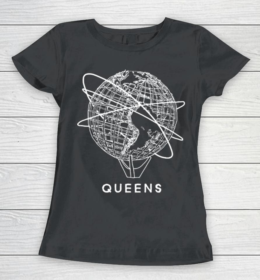 Queens Flushing Meadows Park New York Unisphere Women T-Shirt