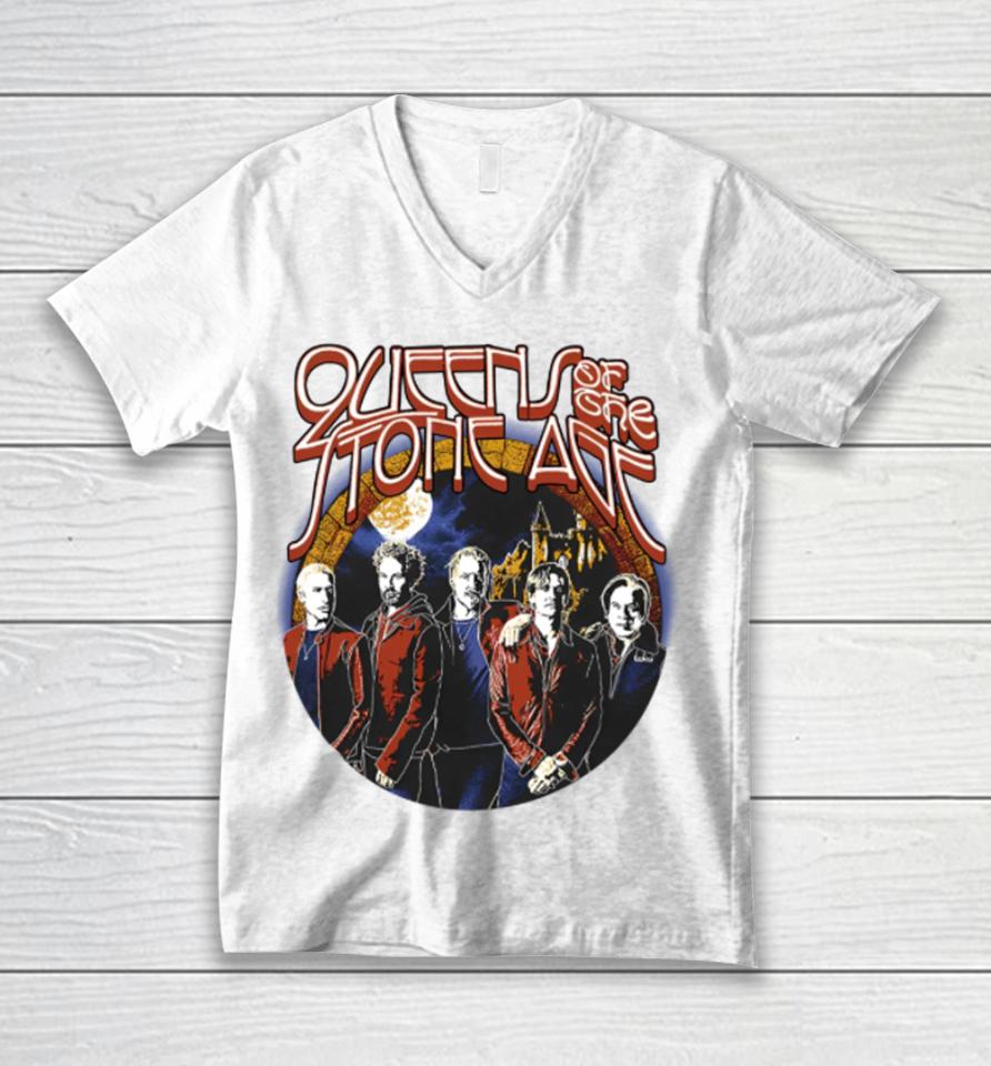 Queens Of The Stone Age Qotsa Classics Photo Unisex V-Neck T-Shirt