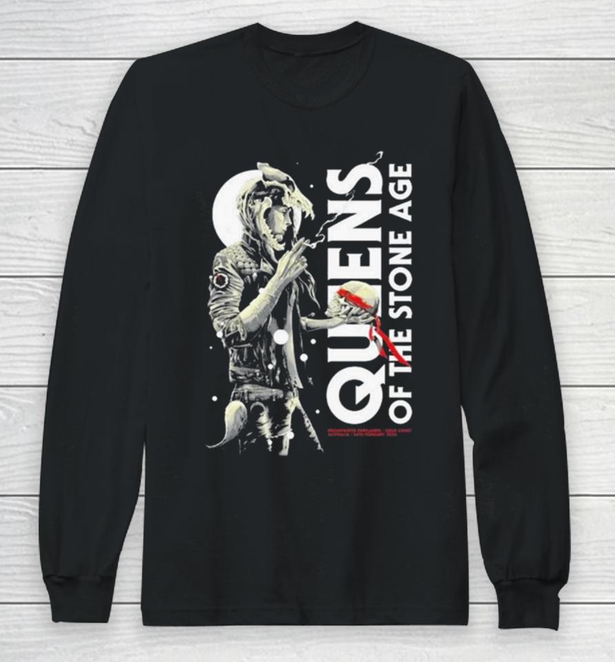 Queens Of The Stone Age Show Gold Coast Australia February 24 2024 Long Sleeve T-Shirt