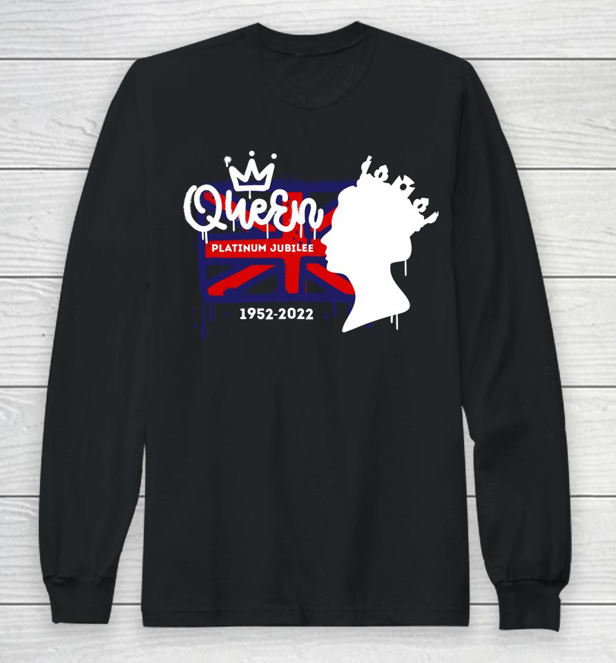 Queen's Platinum Jubilee 2022 70 British Monarch Queen Long Sleeve T-Shirt