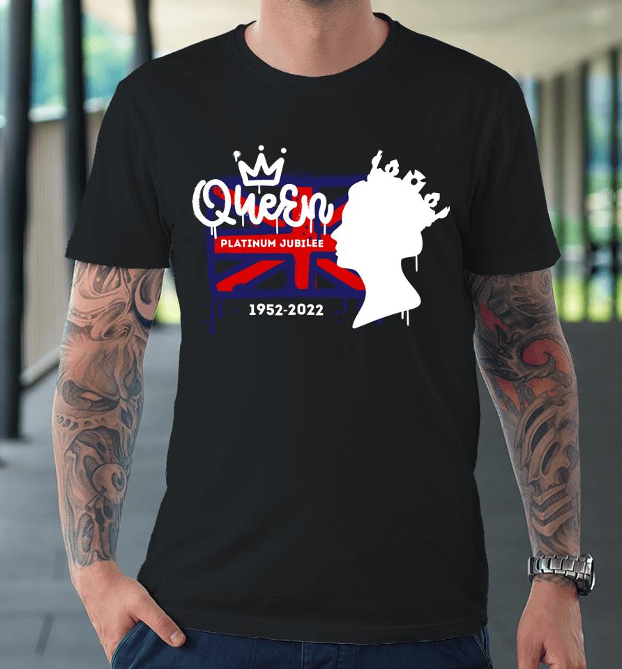 Queen's Platinum Jubilee 2022 70 British Monarch Queen Premium T-Shirt