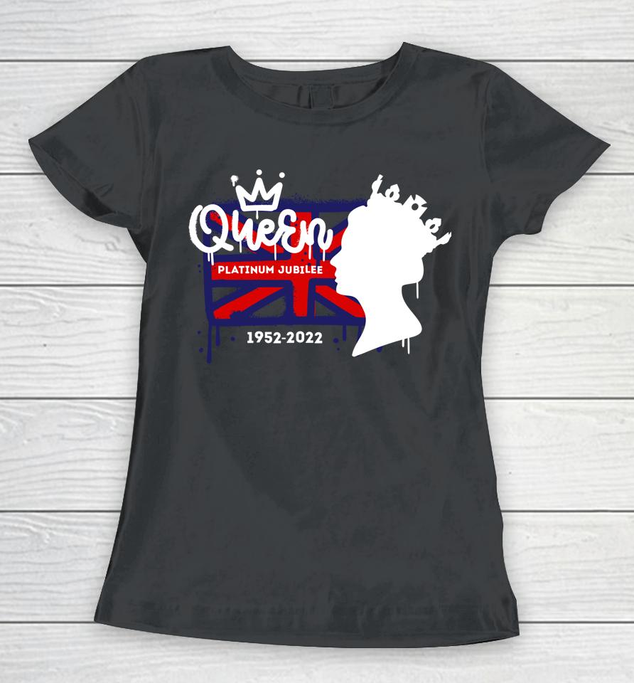 Queen's Platinum Jubilee 2022 70 British Monarch Queen Women T-Shirt