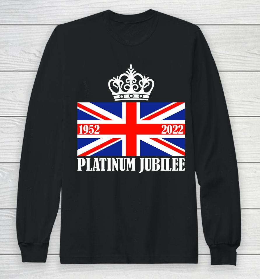 Queens Platinum Jubilee 2022 British Platinum Jubilee Long Sleeve T-Shirt