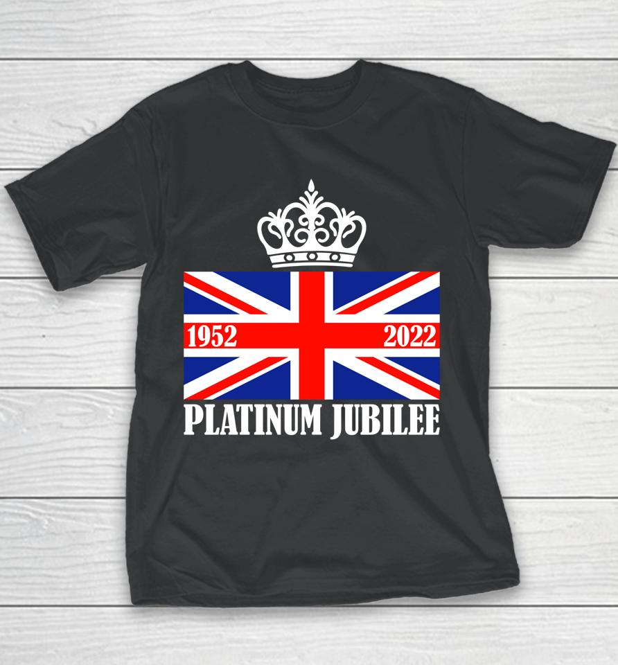 Queens Platinum Jubilee 2022 British Platinum Jubilee Youth T-Shirt
