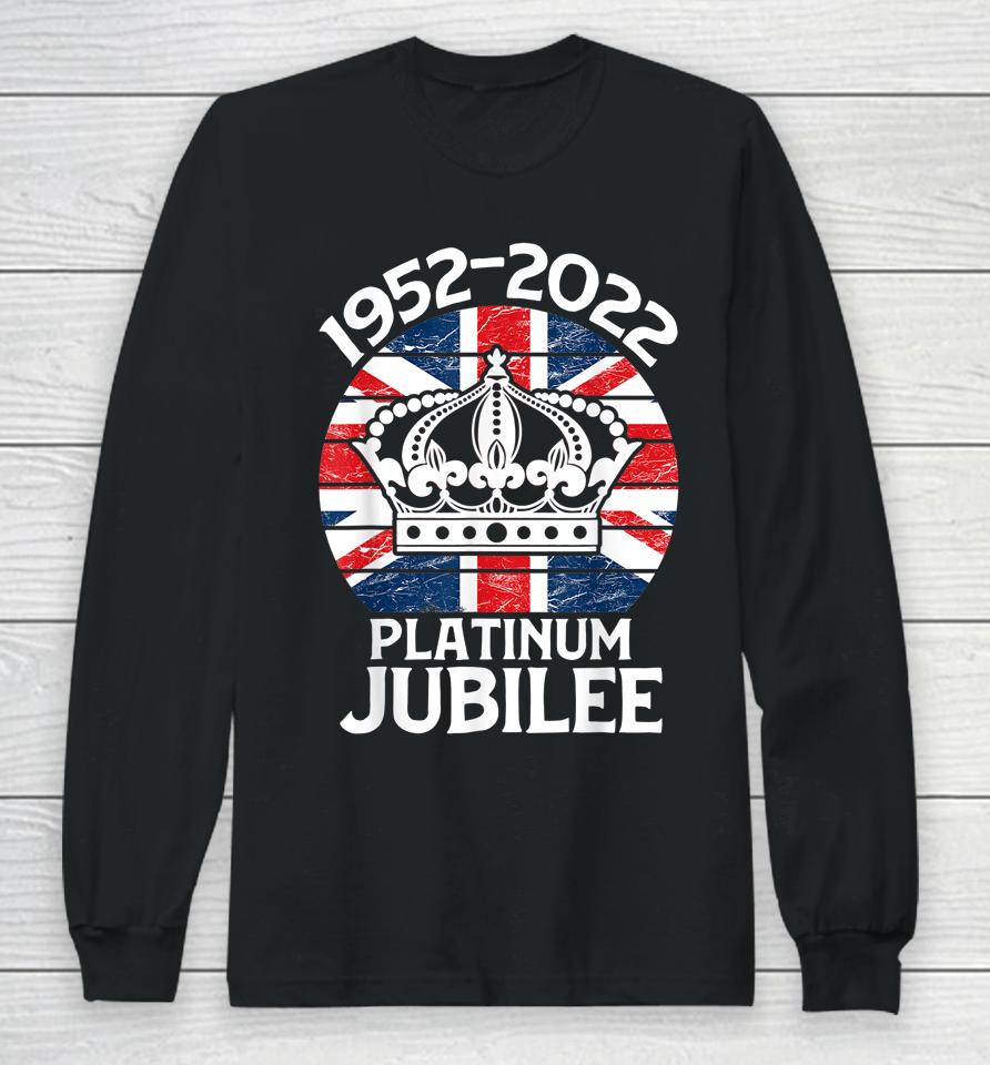 Queens Platinum Jubilee 2022 British Platinum Jubilee Long Sleeve T-Shirt