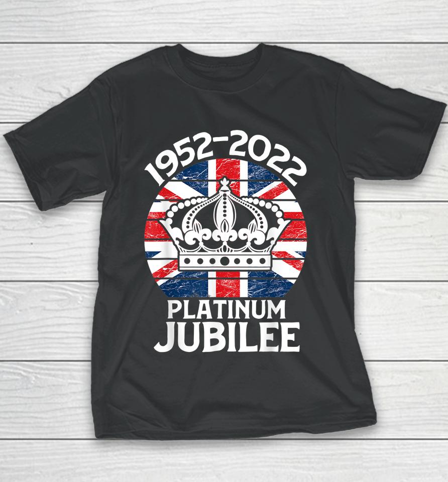Queens Platinum Jubilee 2022 British Platinum Jubilee Youth T-Shirt