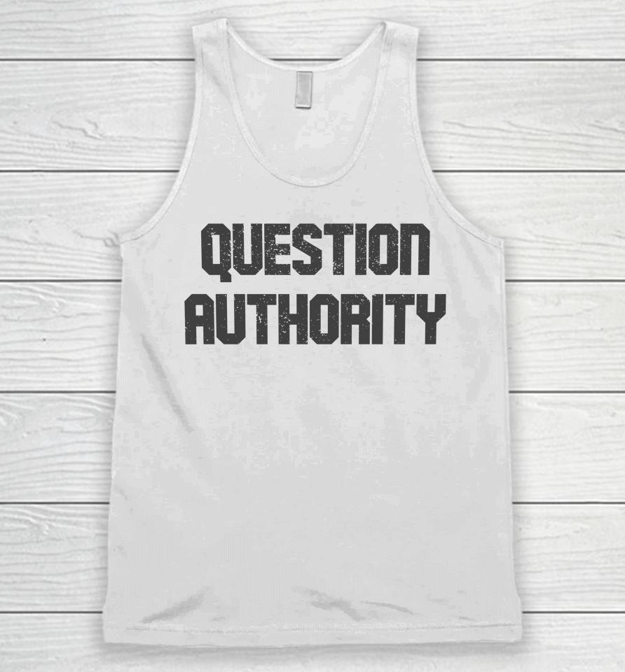 Question Authority Unisex Tank Top