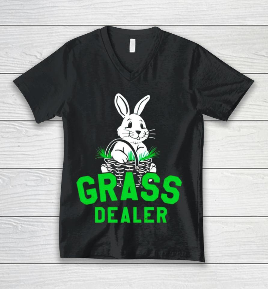 Rabbit Grass Dealer Unisex V-Neck T-Shirt