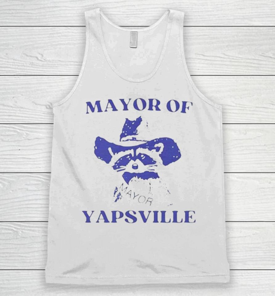 Raccoon Mayor Of Yapsville Unisex Tank Top