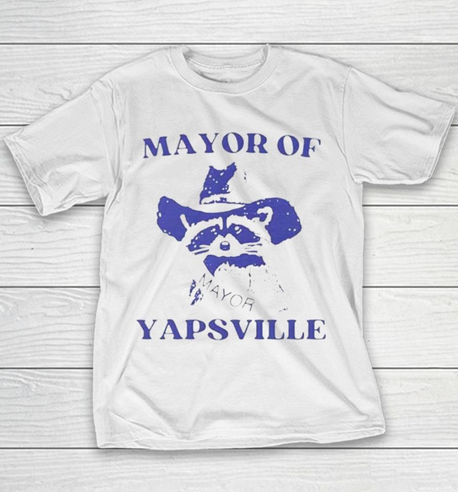 Raccoon Mayor Of Yapsville Youth T-Shirt