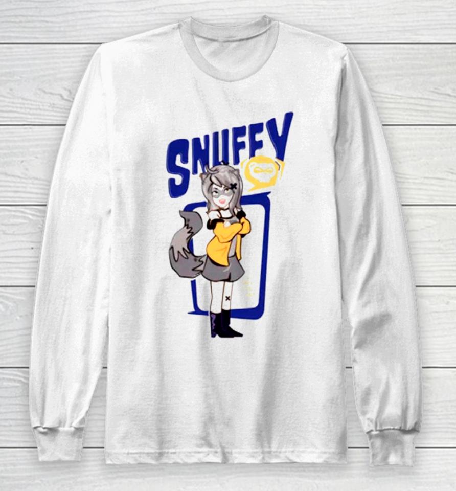 Raccoon Snuffy Retro Long Sleeve T-Shirt