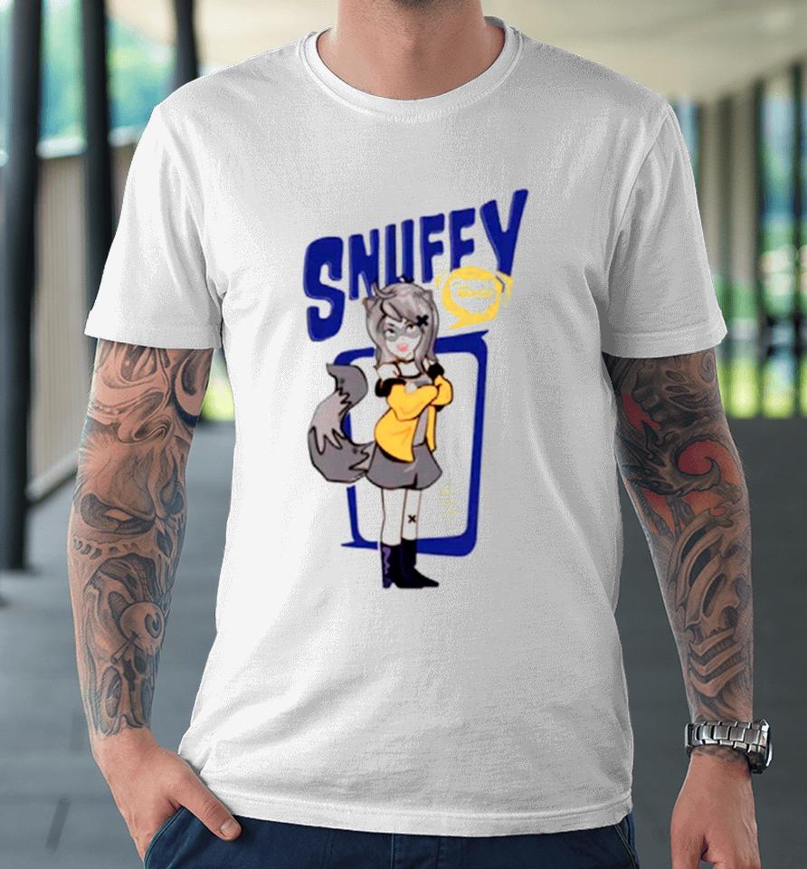 Raccoon Snuffy Retro Premium T-Shirt