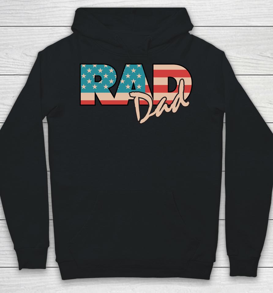 Rad Dad 1990'S Retro Gift For Farther Hoodie