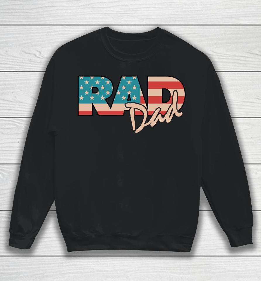 Rad Dad 1990'S Retro Gift For Farther Sweatshirt