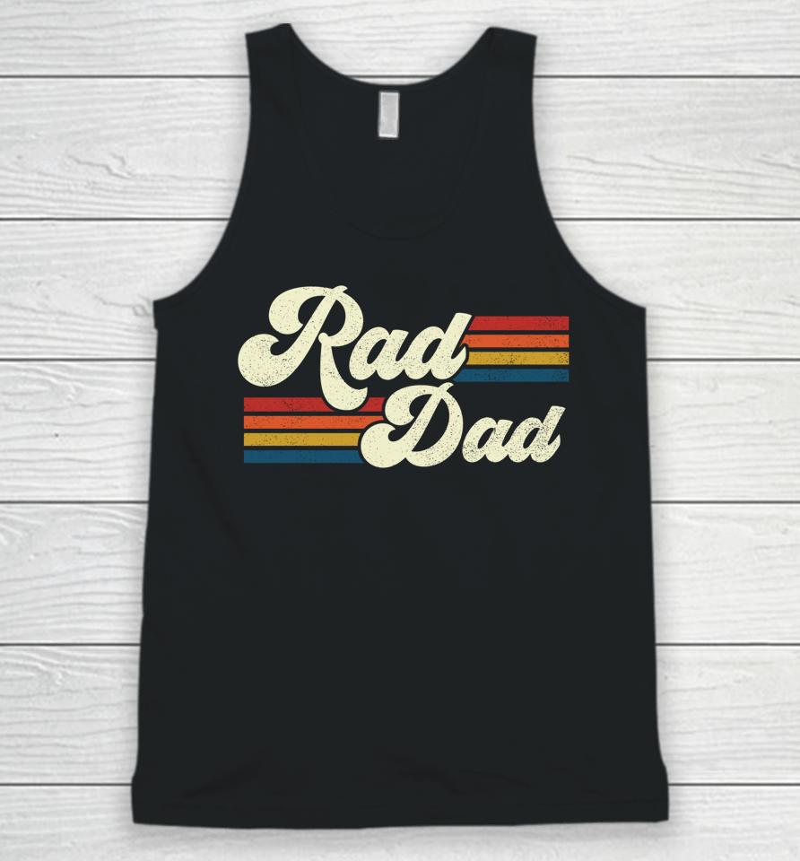 Rad Dad Retro Father's Day Unisex Tank Top