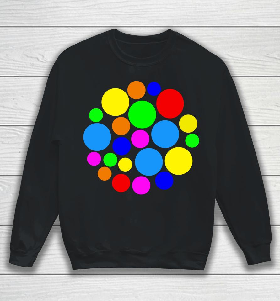 Rainbow Polka Dot International Dot Day Sweatshirt