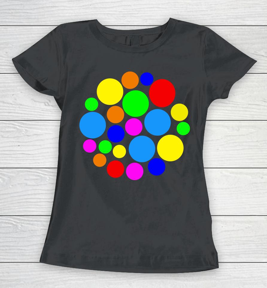 Rainbow Polka Dot International Dot Day Women T-Shirt
