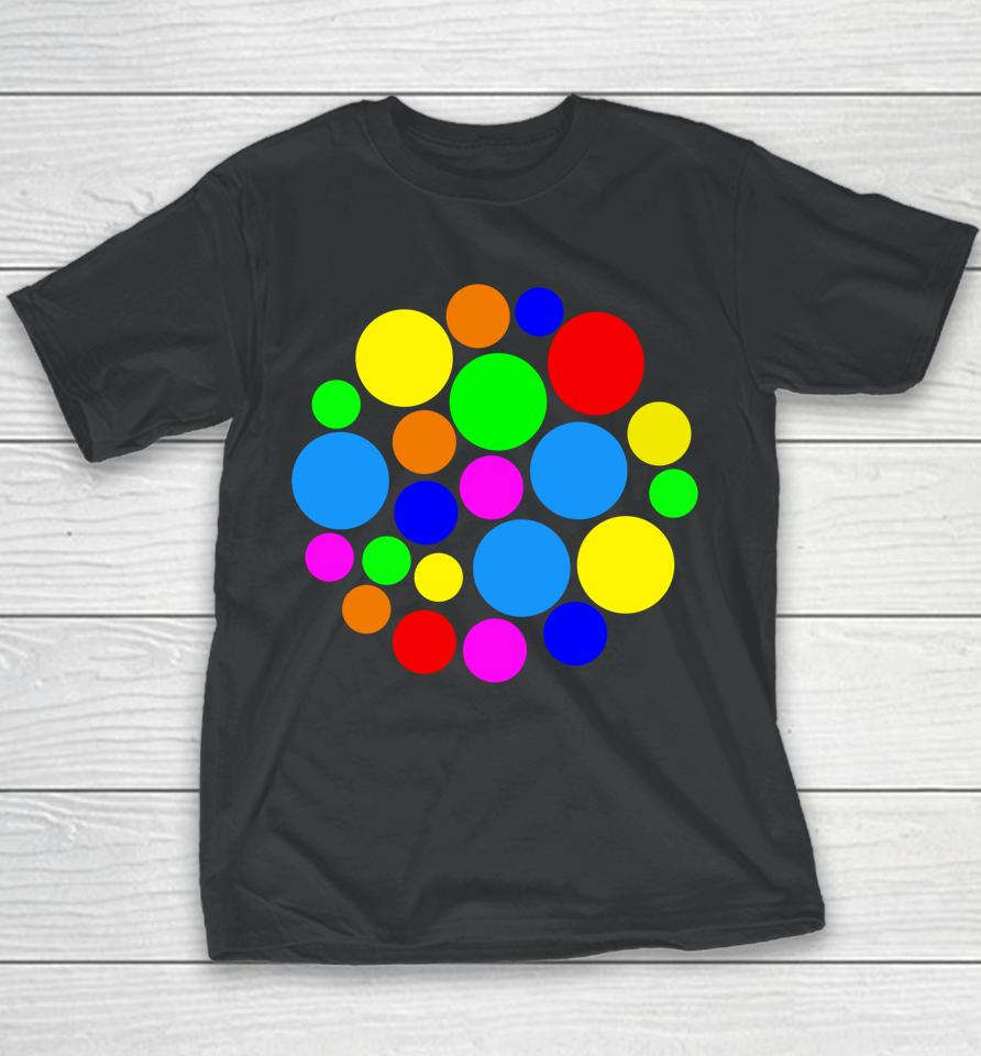 Rainbow Polka Dot International Dot Day Youth T-Shirt