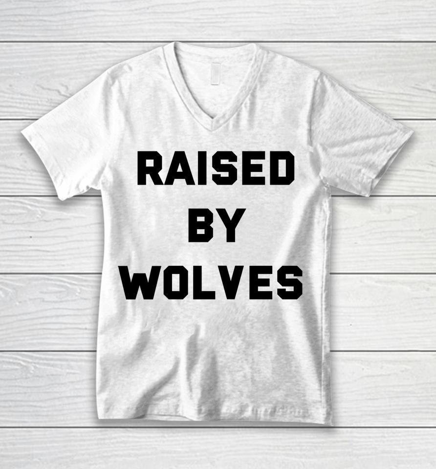 Raised By Wolves Unisex V-Neck T-Shirt