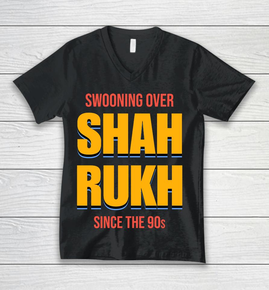 Rajshri Deshpande Swooning Over Shah Rukh Unisex V-Neck T-Shirt