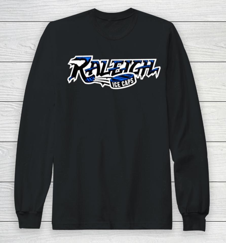 Raleigh Ice Caps Logo Long Sleeve T-Shirt