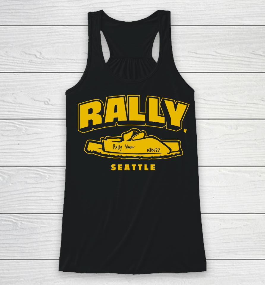 Rally Shoe Seattle Baseball Breakingt Racerback Tank
