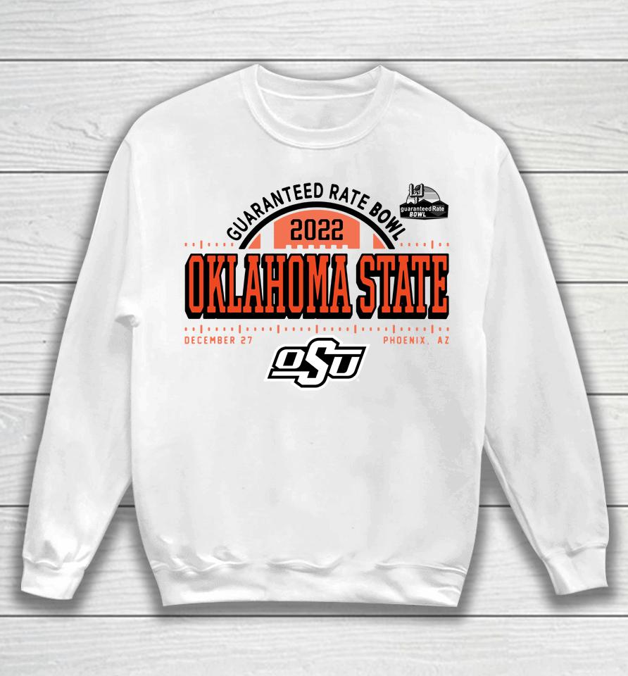 Rallyhouse Oklahoma State Orange 2022 Guaranteed Rate Bowl Sweatshirt
