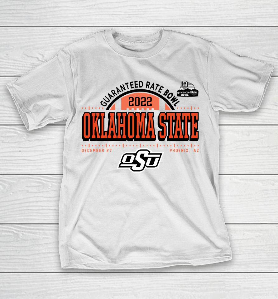 Rallyhouse Oklahoma State Orange 2022 Guaranteed Rate Bowl T-Shirt