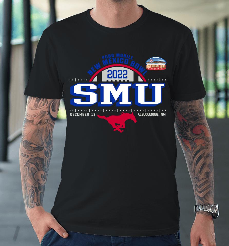 Rallyhouse Smu Mustangs New Mexico Bowl Semifinal Playoff Premium T-Shirt