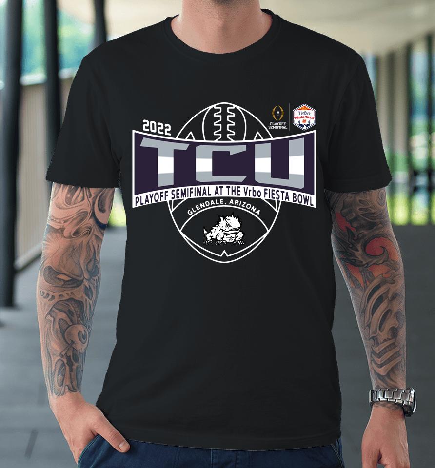 Rallyhouse Tcu Horned Frogs 2022 College Football Playoff Bound Premium T-Shirt
