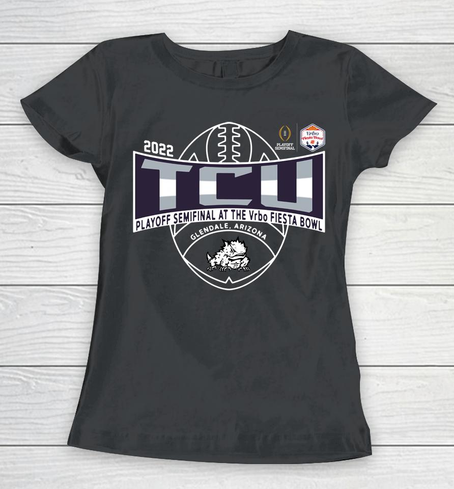Rallyhouse Tcu Horned Frogs 2022 College Football Playoff Bound Women T-Shirt