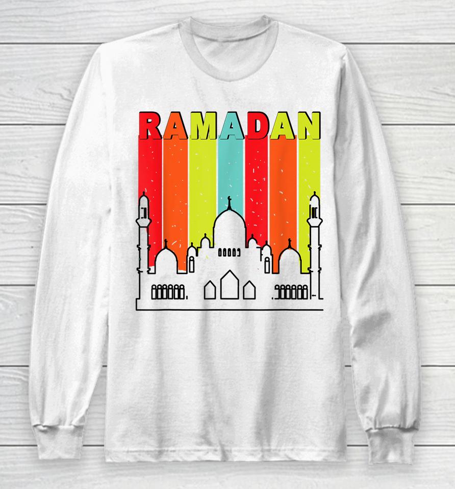 Ramadan Kareem Islamic Fasting Celebration Long Sleeve T-Shirt