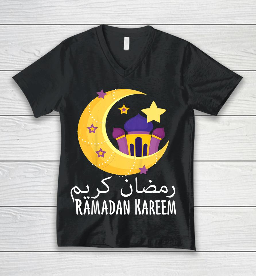 Ramadan Kareem Kids Ramadan Unisex V-Neck T-Shirt