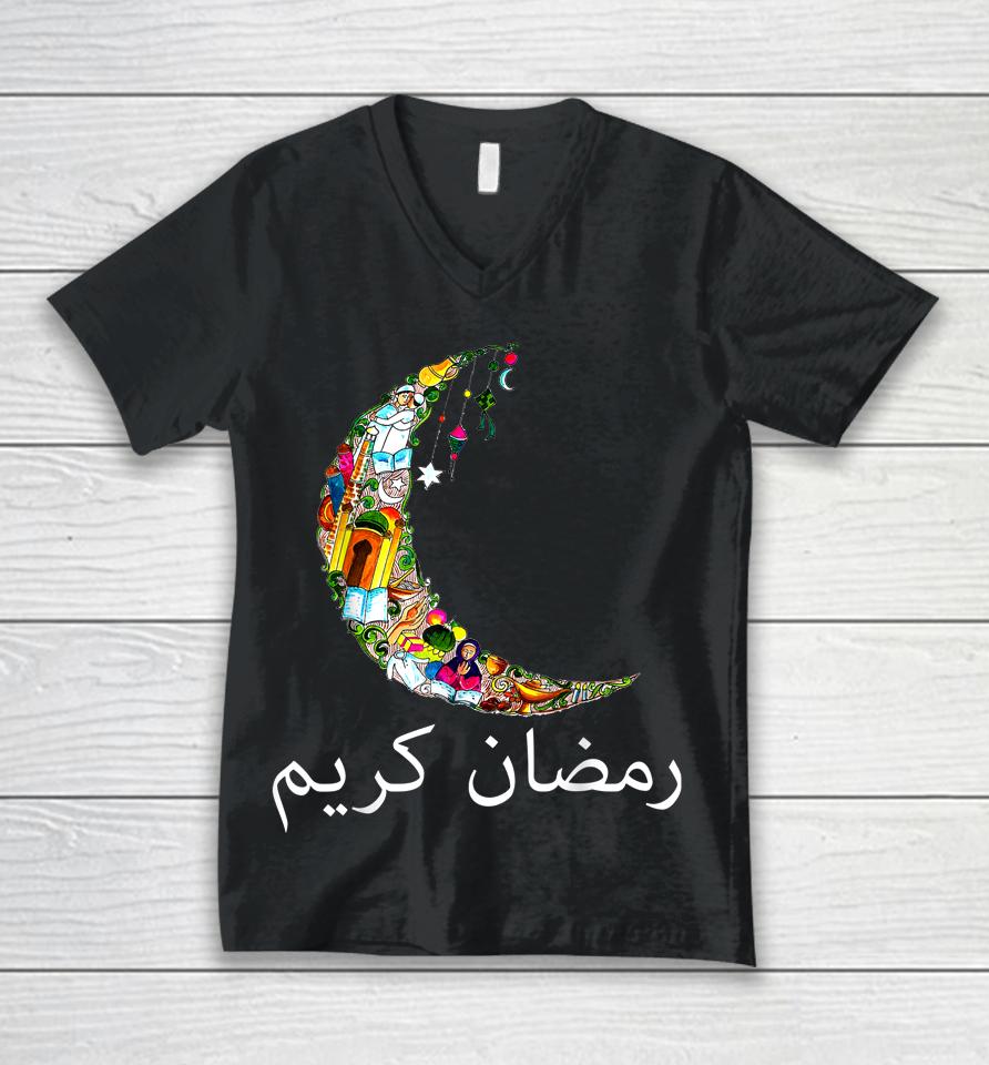 Ramadan Kareem Unisex V-Neck T-Shirt