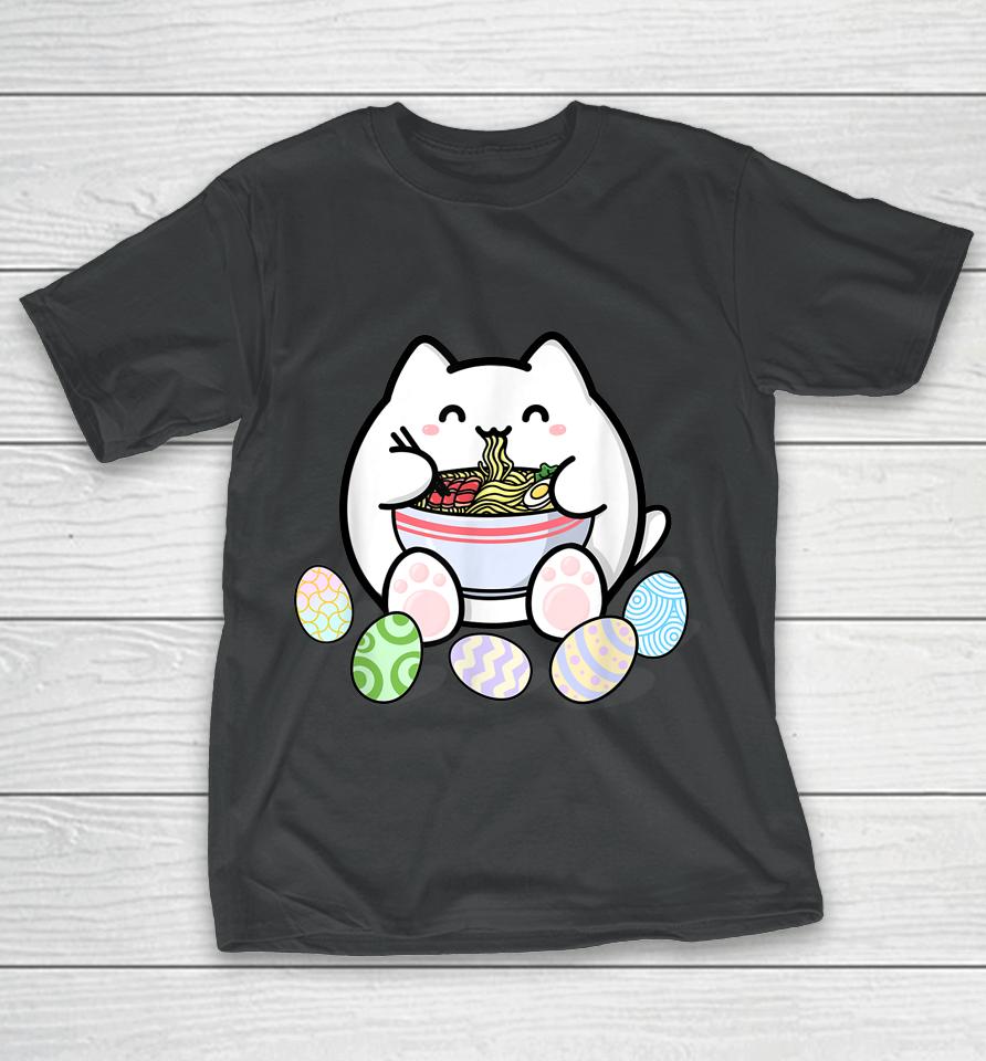 Ramen Cat Kawaii Anime Tee Japanese T-Shirt