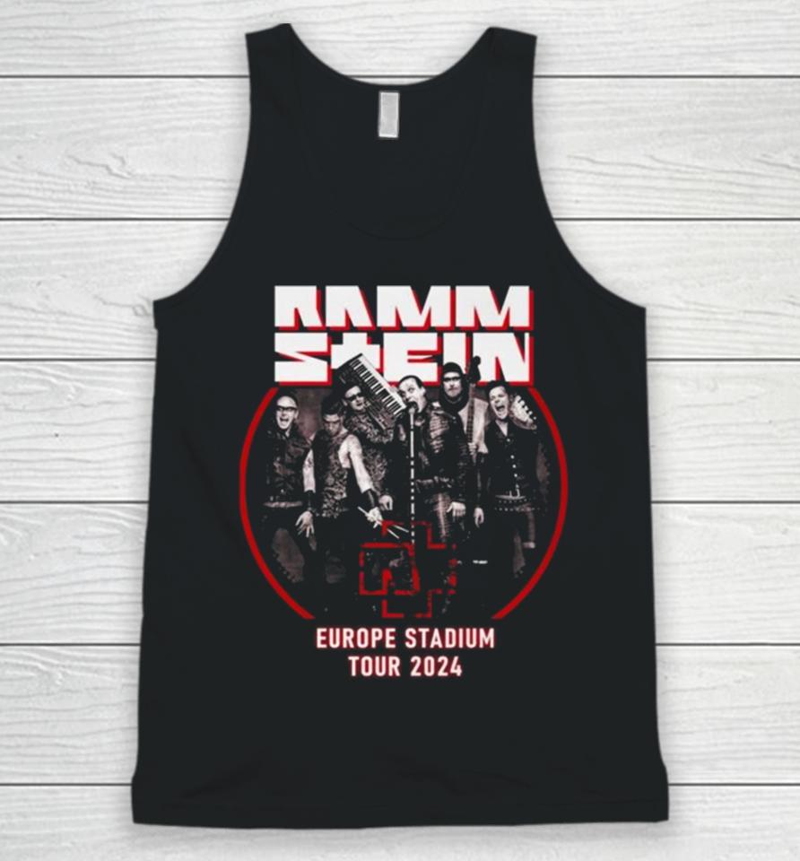 Rammstein Europe Stadium Tour 2024 Vintage Unisex Tank Top